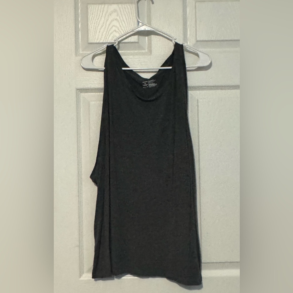 Adore Me Gray Pullover Shirt Sleeveless Tank Top Size 3X Summer Vacay GUC